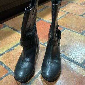 Rosegold Leather Boots